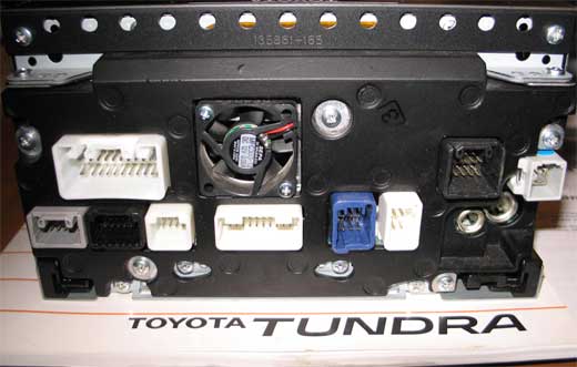 Toyota E7006 rear connectors