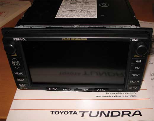 2004 toyota sienna audio system