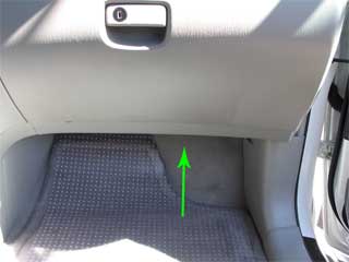 Toyota Sienna Glove compartment