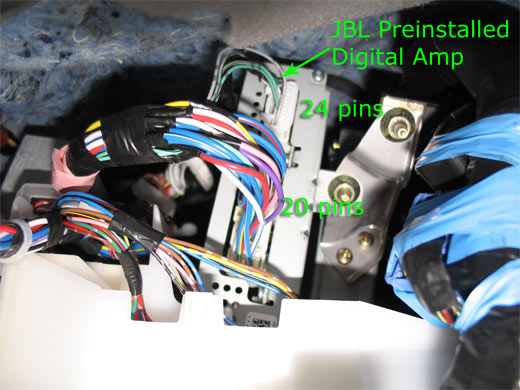 Toyota Sienna amp from bottom